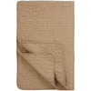 Ib Laursen Quilt - Beige m/små Brune Blomster