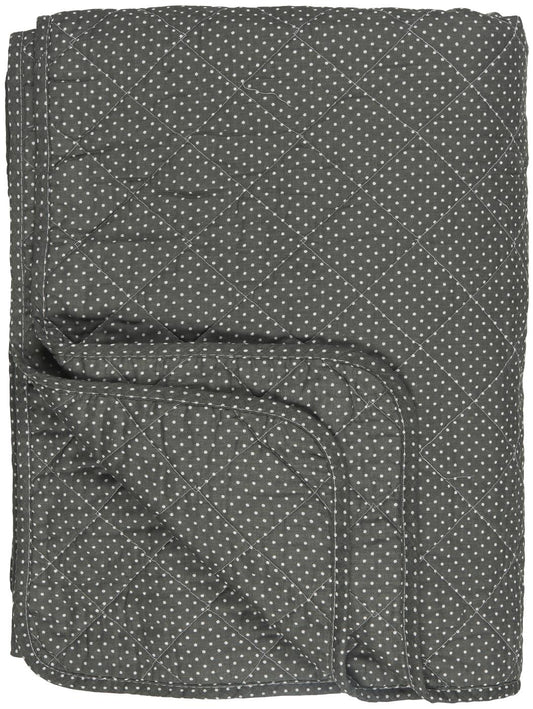 Ib Laursen - Quilt tæppe oliven m/miniprikker 130x180 cm