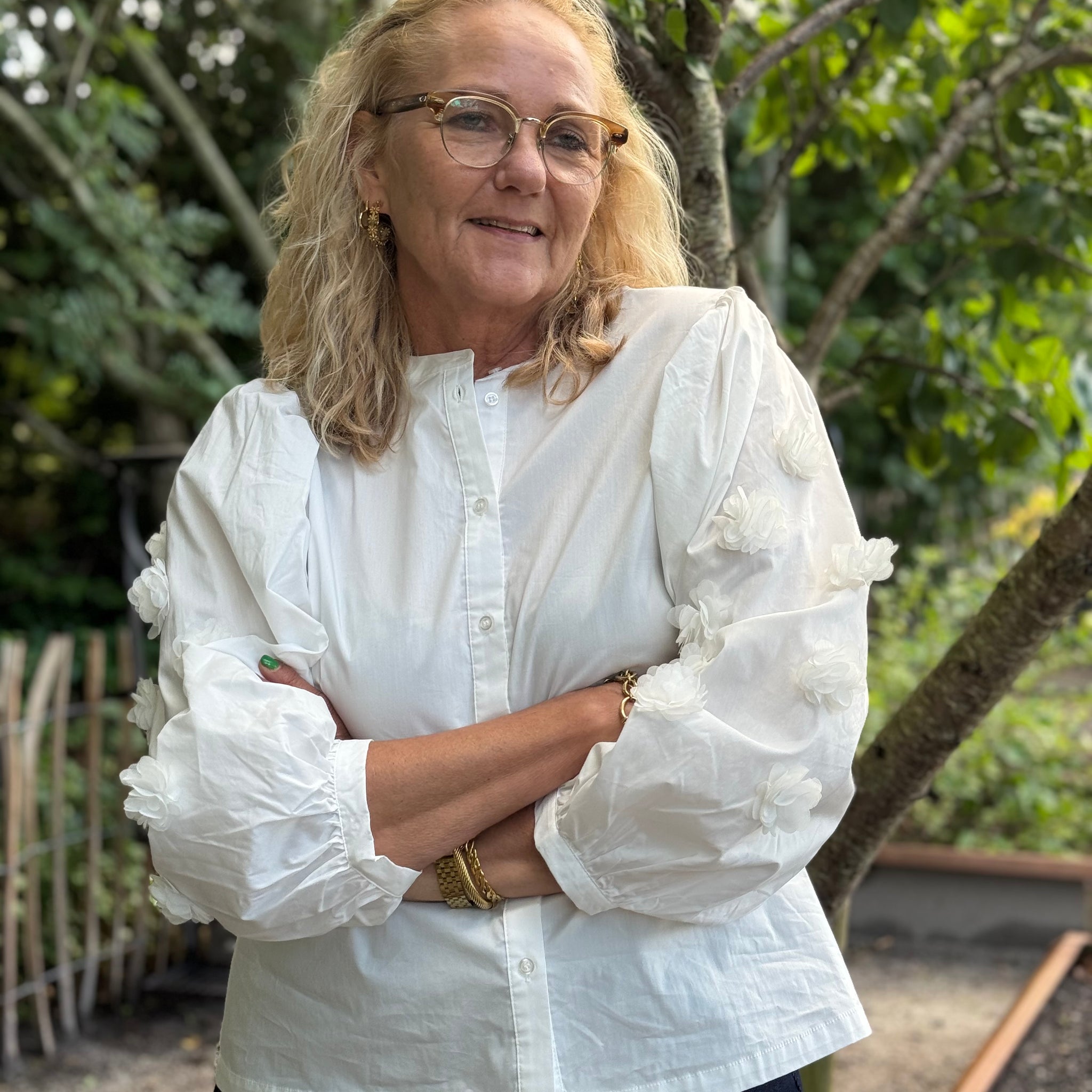 Culture Elna Antoinett Shirt - Spring Cardenia