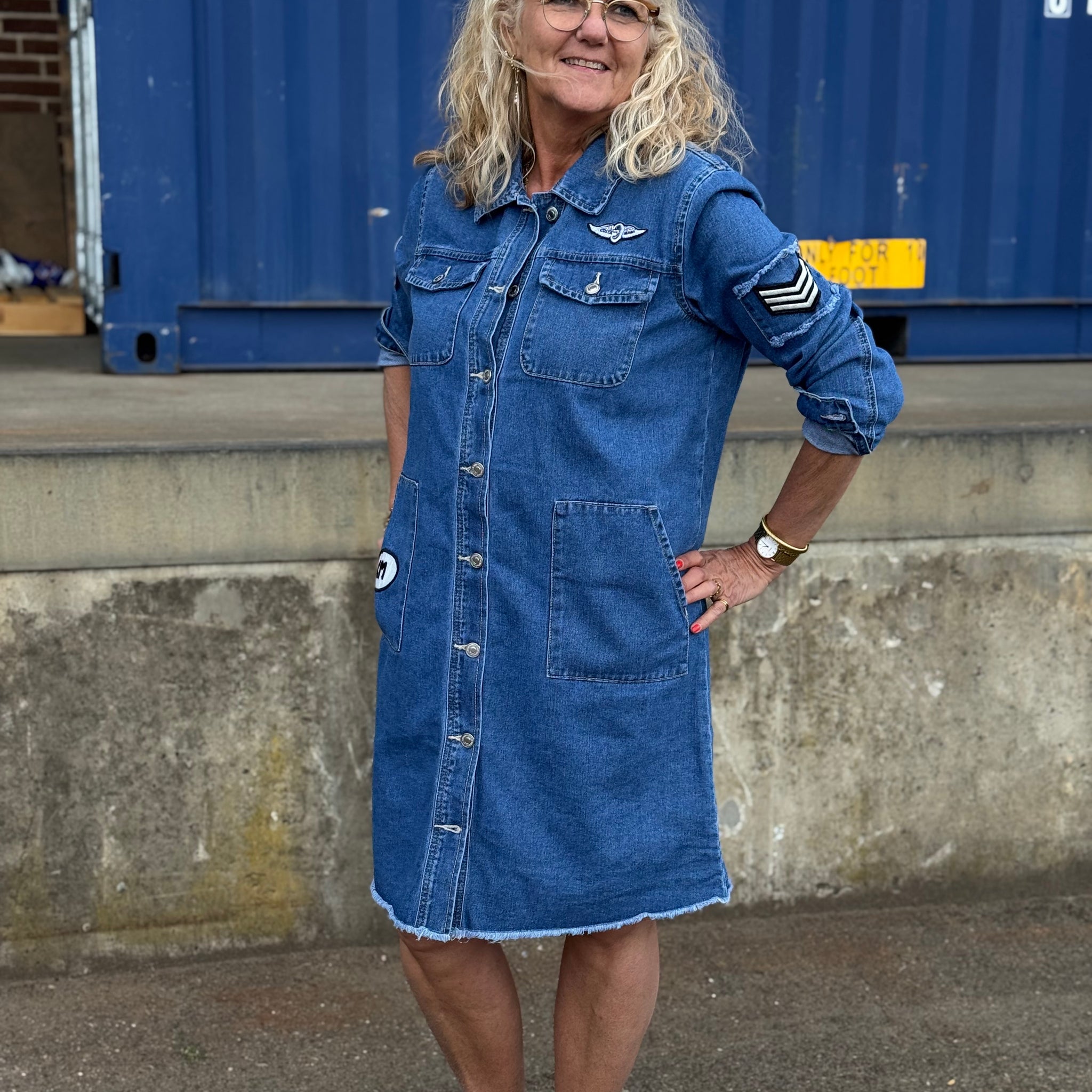 Costa Mani Foxy Denim Long Jacket