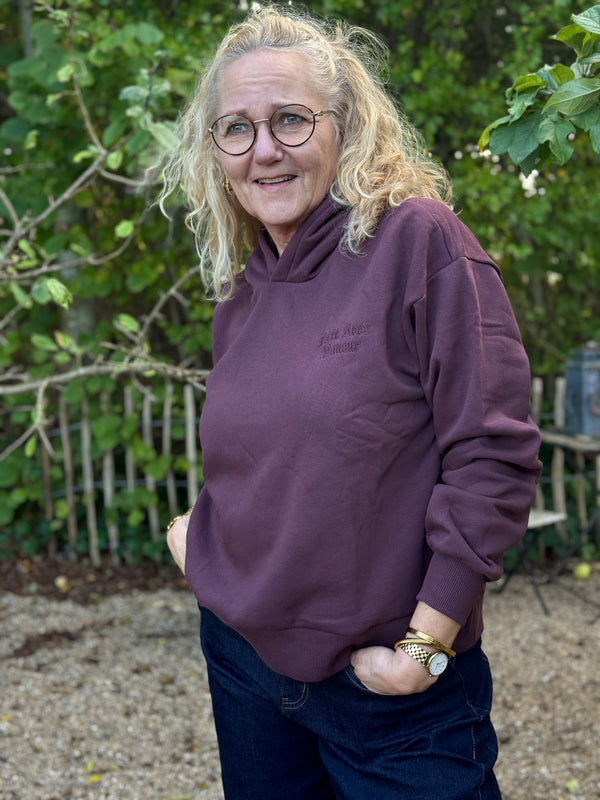 Kaffe Goldie Hoodie - Fudge