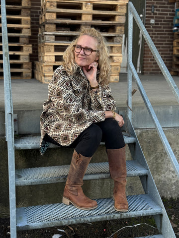 Gaspar Stockholm Jaquard Shirt - Brown