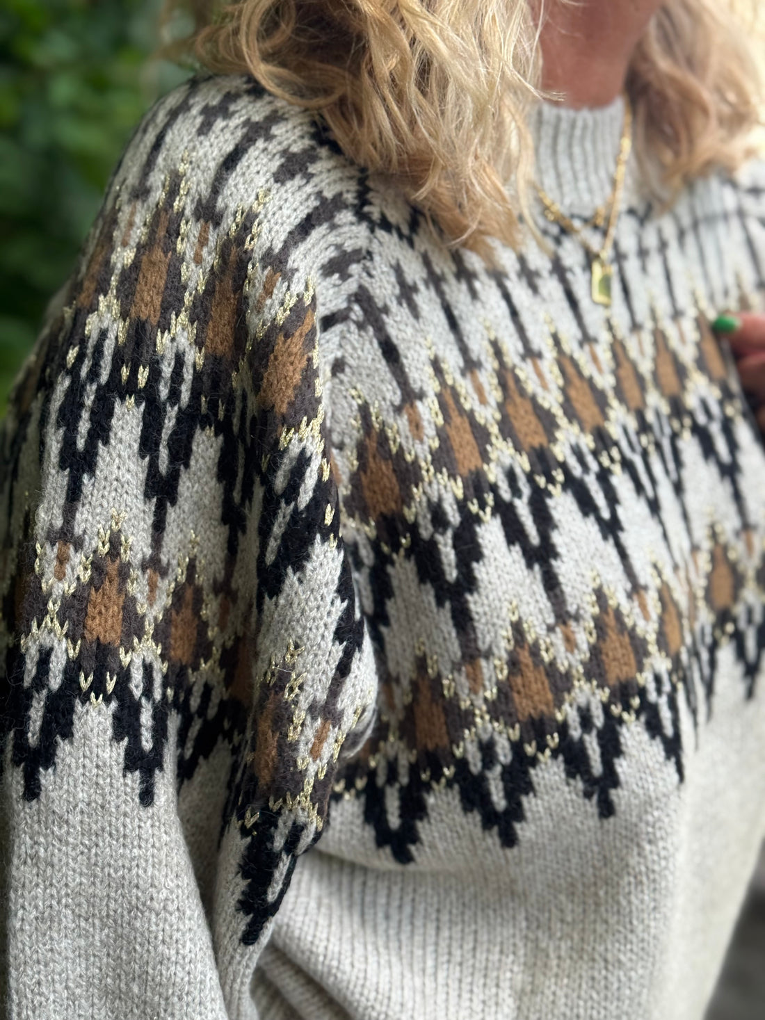 Nü Denmark Alena Pullover - Bone Mix