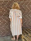 Costa Mani Towel Long Shirt - Combo Stripe
