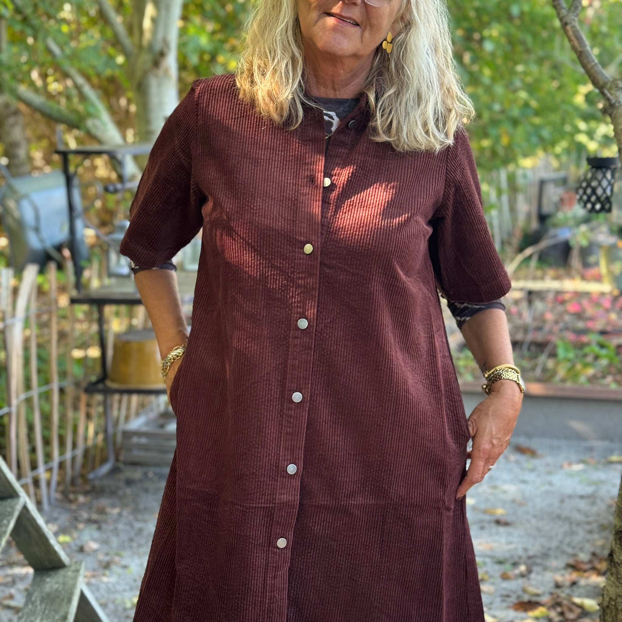 Culture Baela Klay Dress - Bitter Chocolate