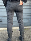 Isay Monza Straight Jeans - Black Denim Wash