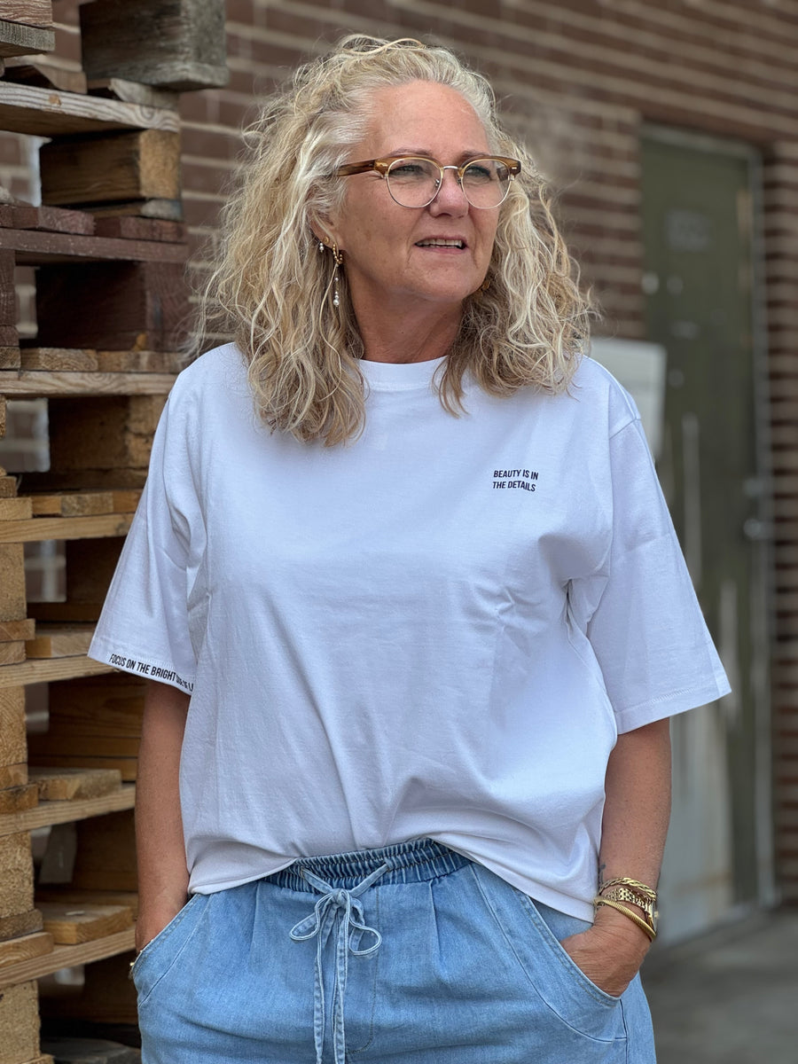 Cream Panira OZ T-shirt
