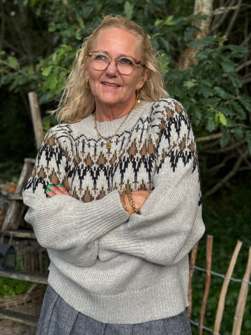 Nü Denmark Alena Pullover - Bone Mix