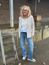 Isay Bologna Wide Jeans - Mid Denim