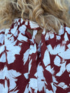 Kaffe Evie Top - Henna Chalk Flower