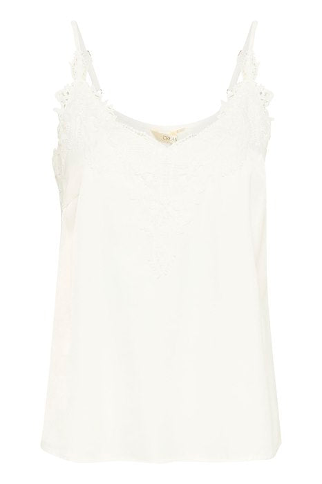 Cream Anna Top - Snow White