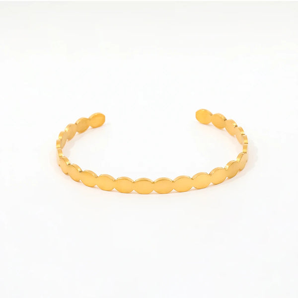 Zelia Cuff Armbånd - 18K Guldbelagt