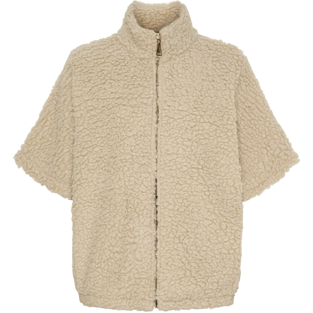 Marta du château Johanna Teddy Vest - Beige Onesize