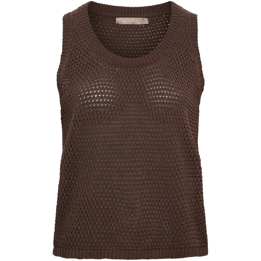 Marta du château Nayla Knit Top - Caffe