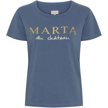 Marta du château Jeanette Tee - Denim Blue