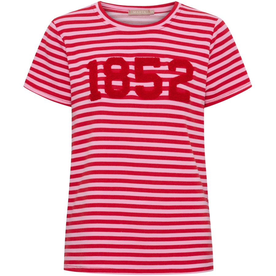 Marta du château Hertha Tee - Pink/Red