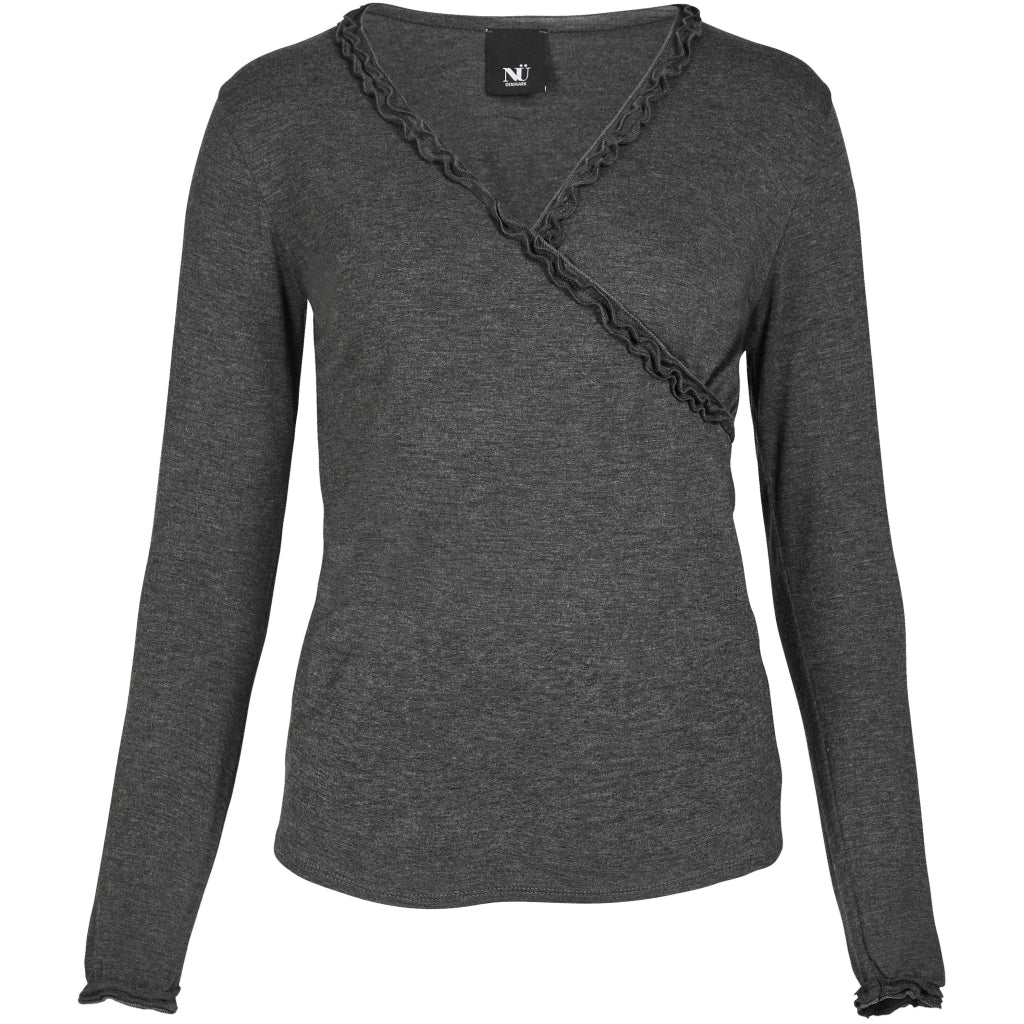 Nü Denmark Adele Wrap Tee - Grey