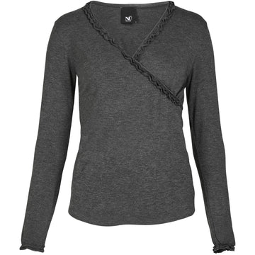 Nü Denmark Adele Wrap Tee - Grey