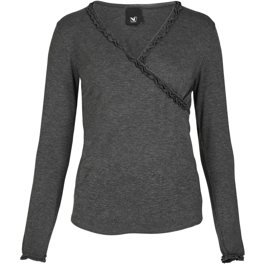 Nü Denmark Adele Wrap Tee - Grey