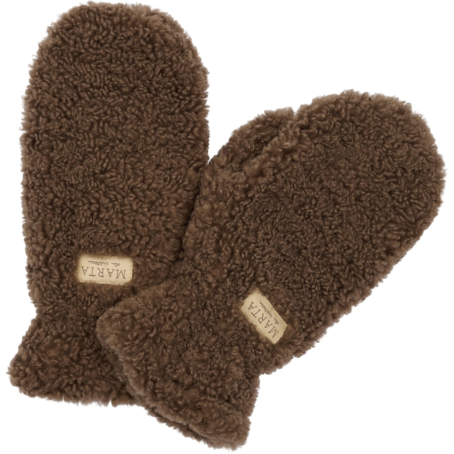 Marta du château Nadi Teddy Mitten - Brown