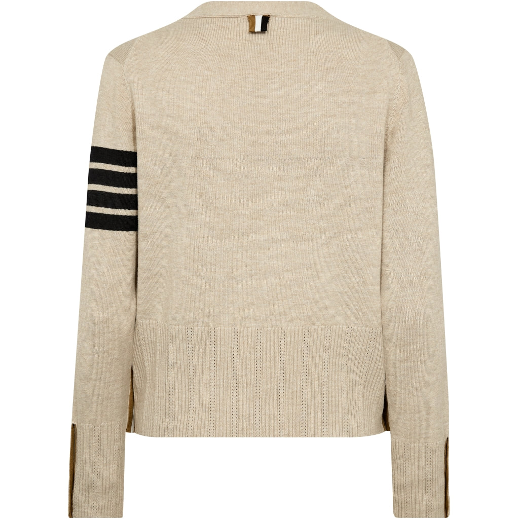 Nü Denmark Crista Cardigan Knit - Seasand Mix