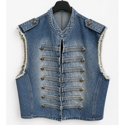 Marta du Château Holiday Vest - Denim