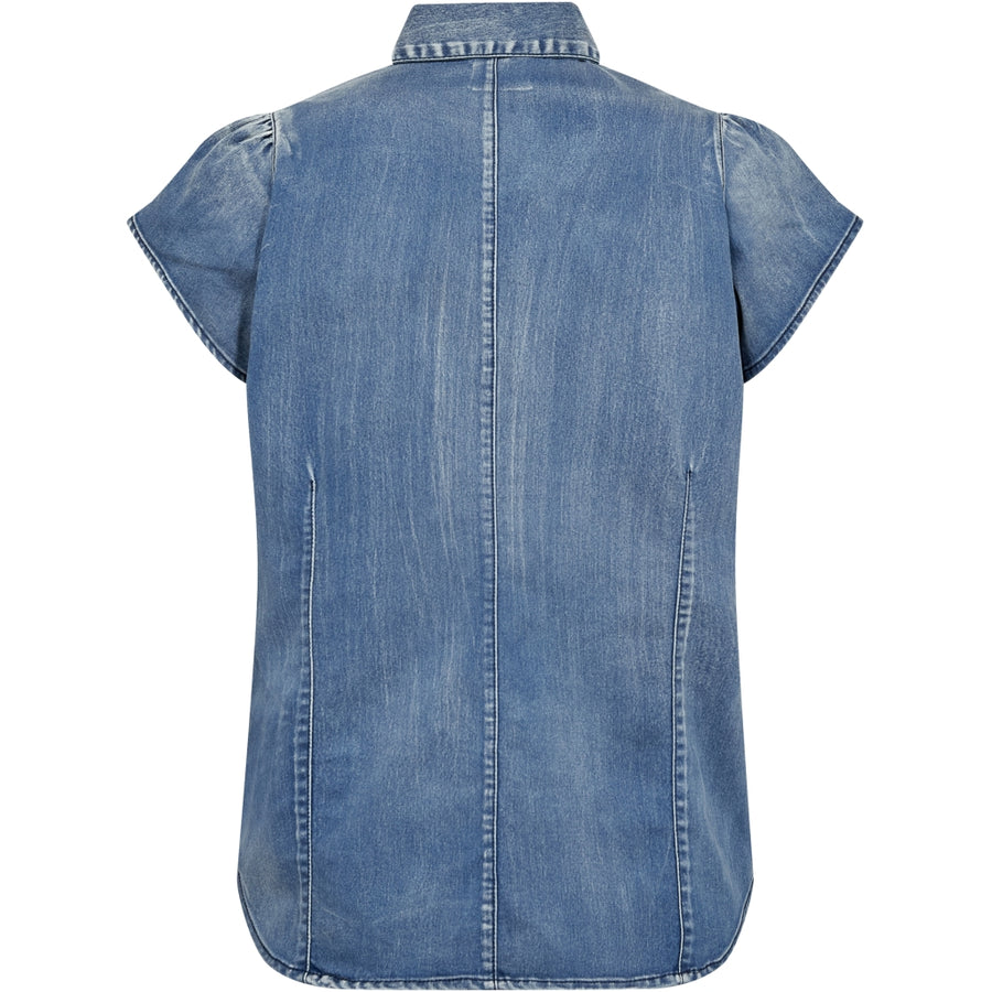 Nü Denmark Deima Shirt S/S - Denim