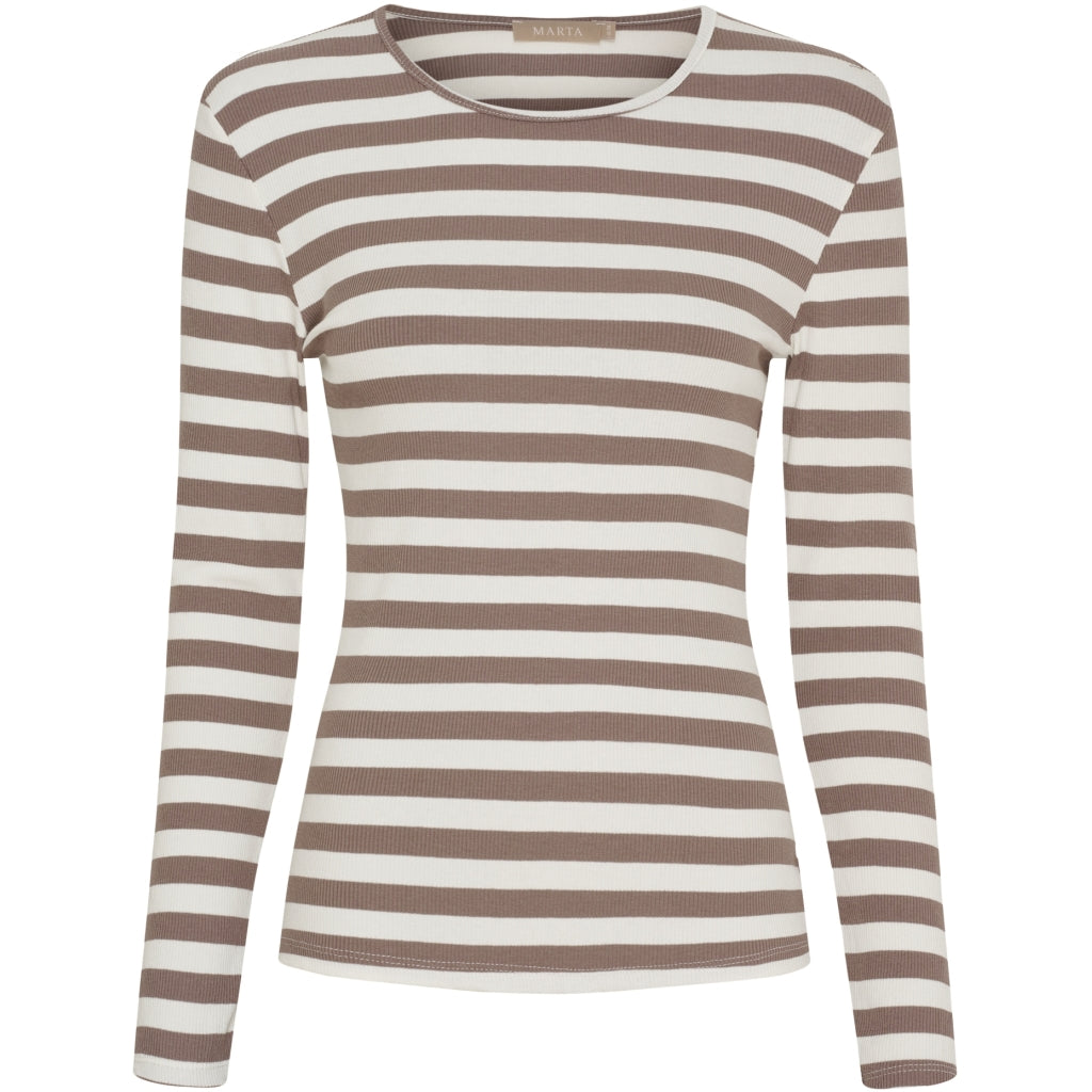 Marta du château Begonia LS Tee - Tortora