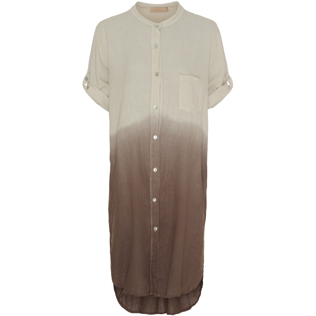 Marta Du Chateau Jóna Kjole - Beige/Moro