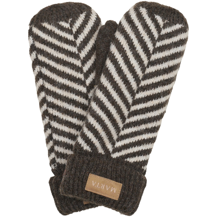 Marta du château Ayana Mittens - Brown/Beige