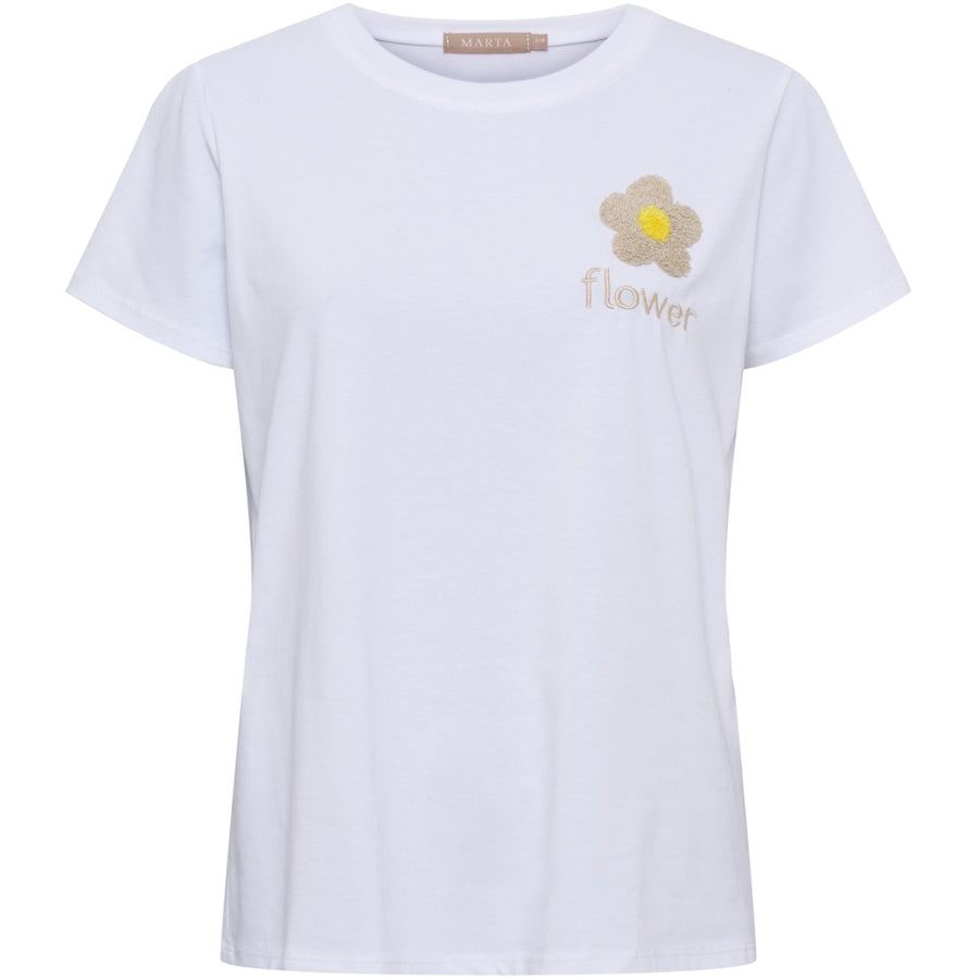 Marta du château Hertha Tee - White/Beige