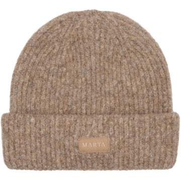Marta du château Rib Beanie Hat - Fango Onesize