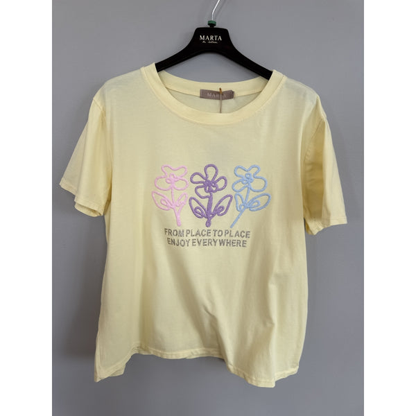 Marta du château Cerelia Tee - Yellow