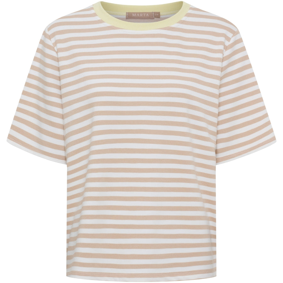Marta du château Jamila Tee - Beige/Yellow