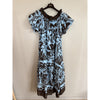 Marta du château Muse Dress - Blue/Marrone