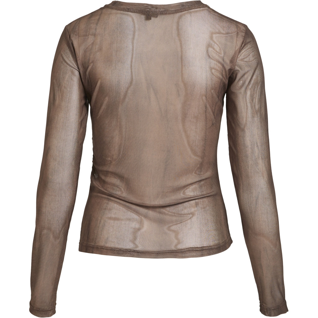 Nü Denmark Agna Blouse - Brown Mix