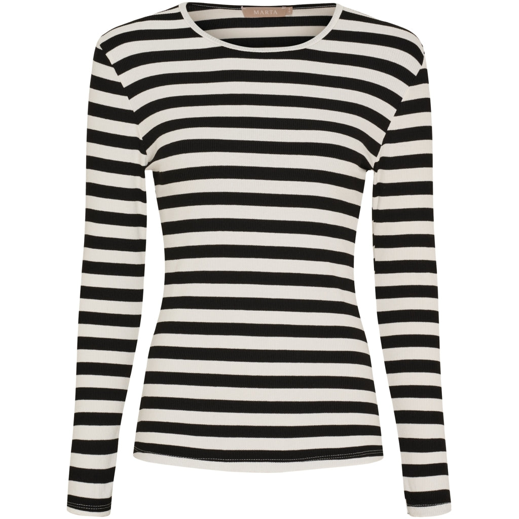 Marta du château Begonia LS Tee - Black