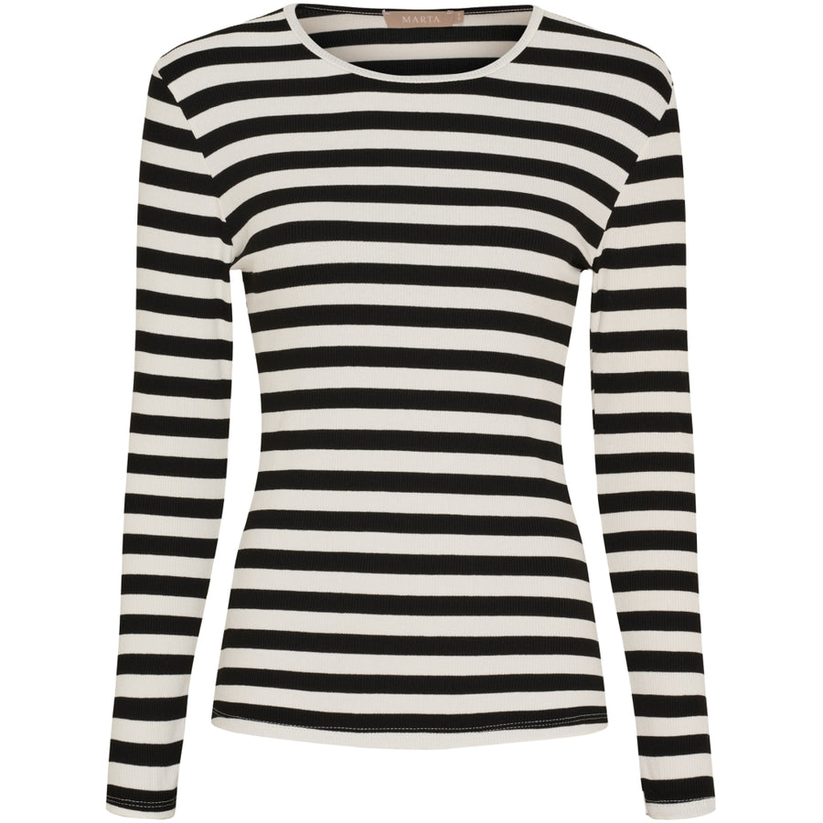 Marta du château Begonia LS Tee - Black