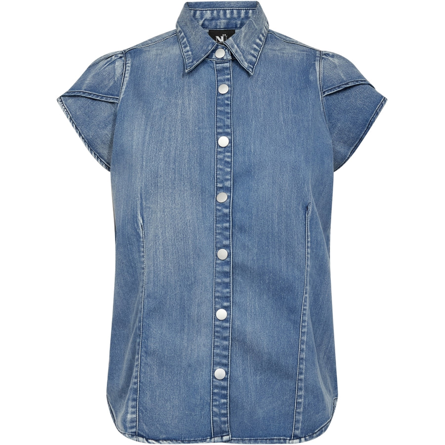 Nü Denmark Deima Shirt S/S - Denim
