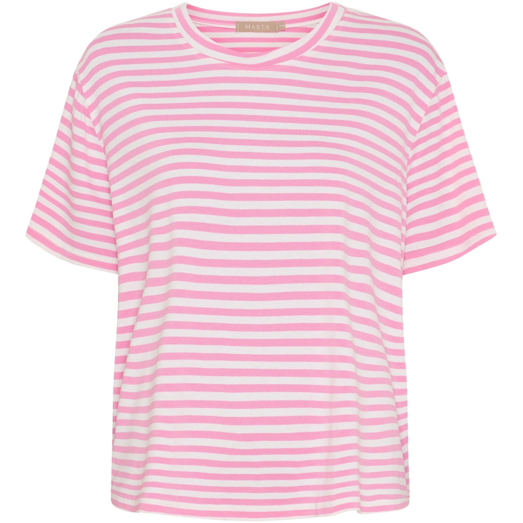 Marta du château Enrica Tee - Bubblegum Stripe