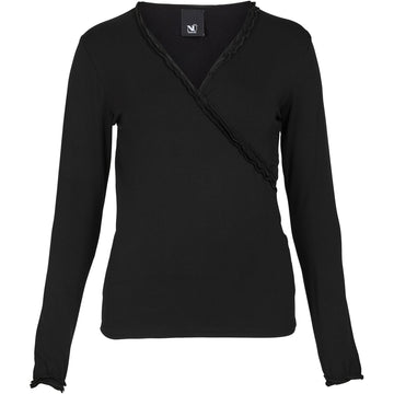 Nü Denmark Adele Wrap Tee - Black