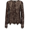 Nü Denmark Charlotte Top L/S - Brown