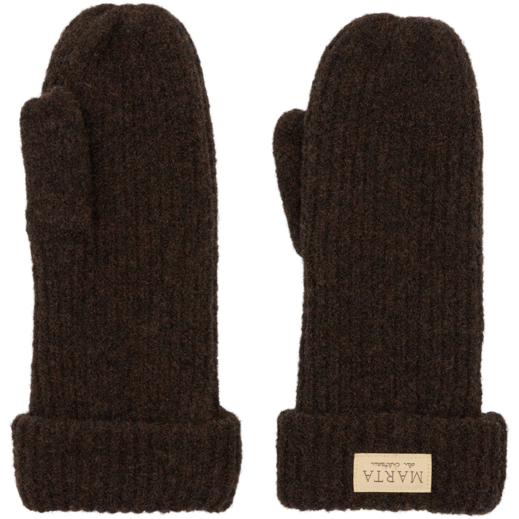 Marta du château Knit Mitten - Brown