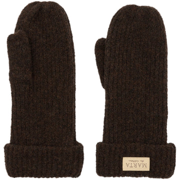 Marta du château Knit Mitten - Brown