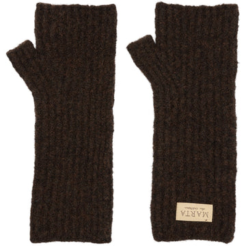 Marta du château Filippa Gloves - Brown Onesize