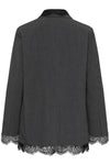 Kaffe Rielle Blazer - Dark Grey Melange