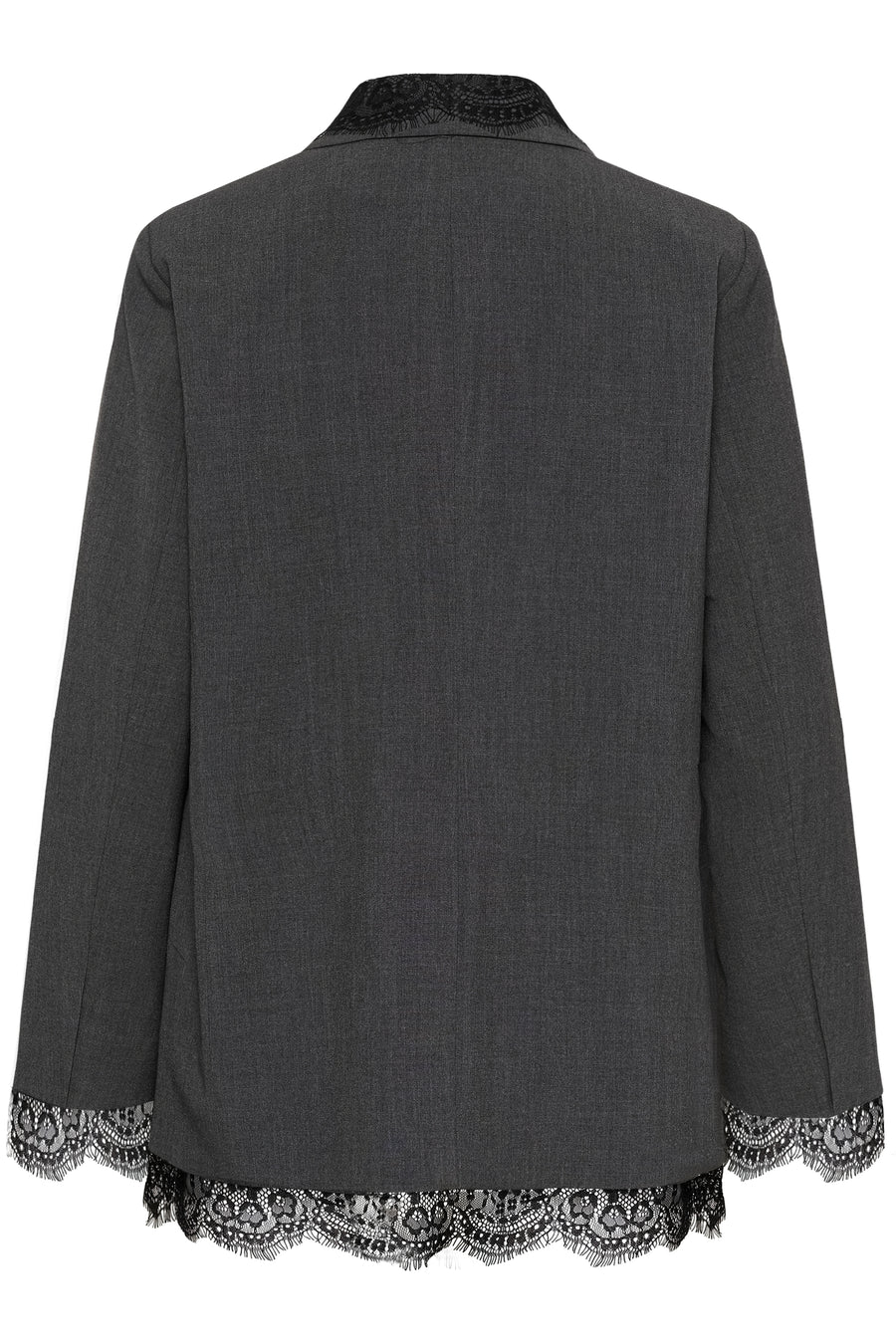 Kaffe Rielle Blazer - Dark Grey Melange