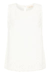 Cream Selina Top - Snow White