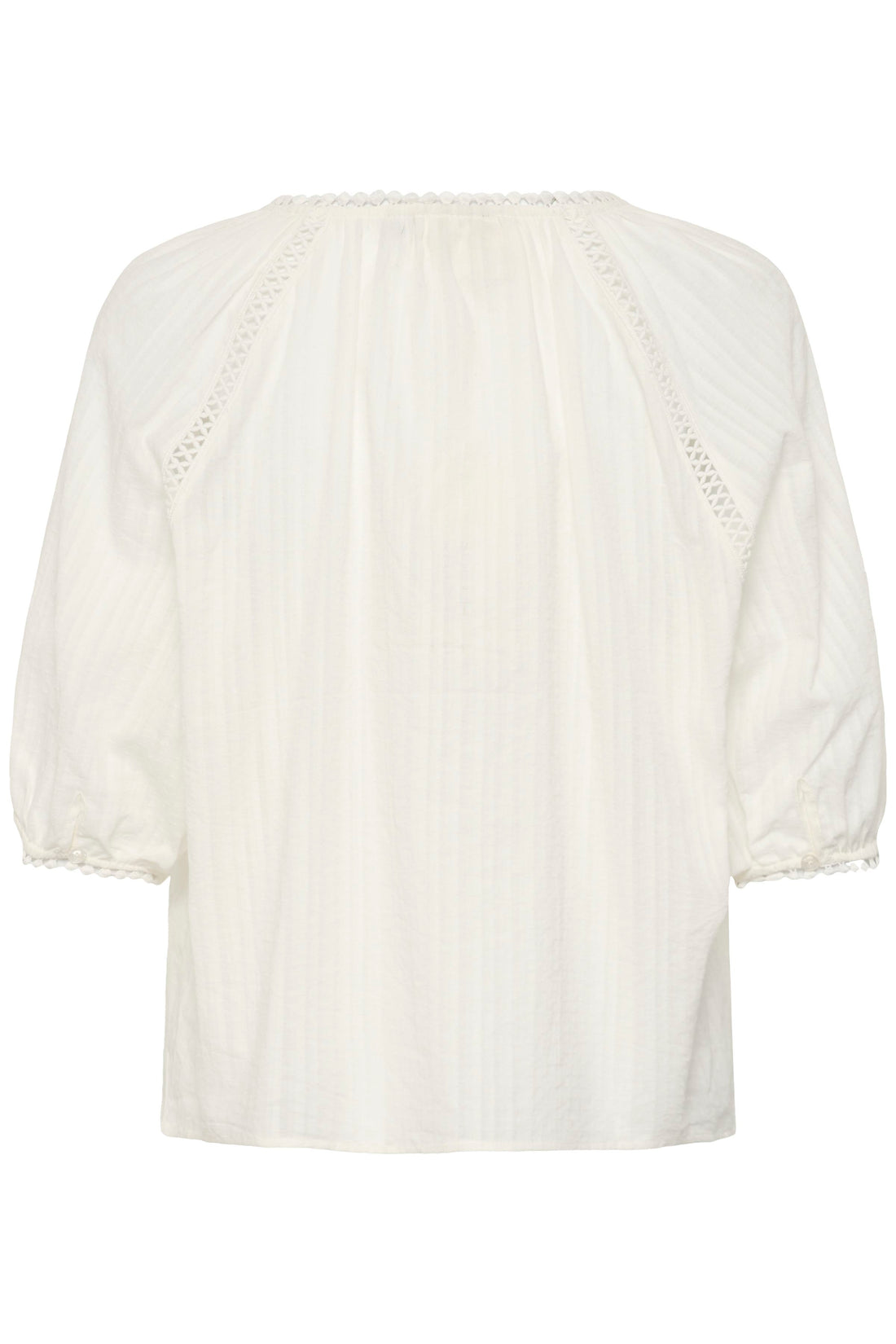 Cream Minna Blouse - Snow White