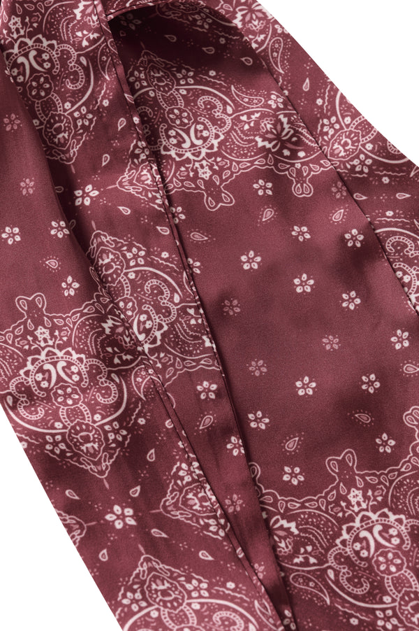 Cream Tie Scarf - Cabanet Paisley